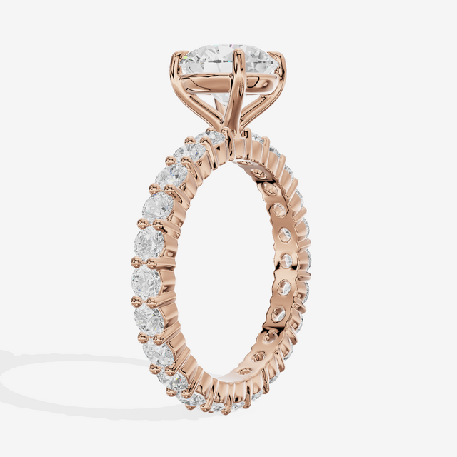 Vowsae Round Eternity Ring (3/4 ct. tw.) in 18K Rose Gold