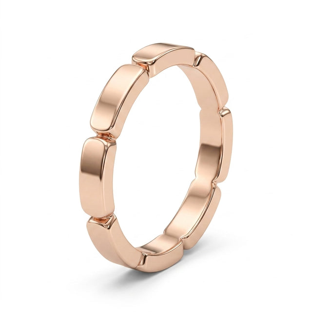 Wedding Band in 18K Rose Gold