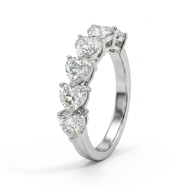 Heart Engagement Ring (1.5 ct. tw.) in 18K White Gold