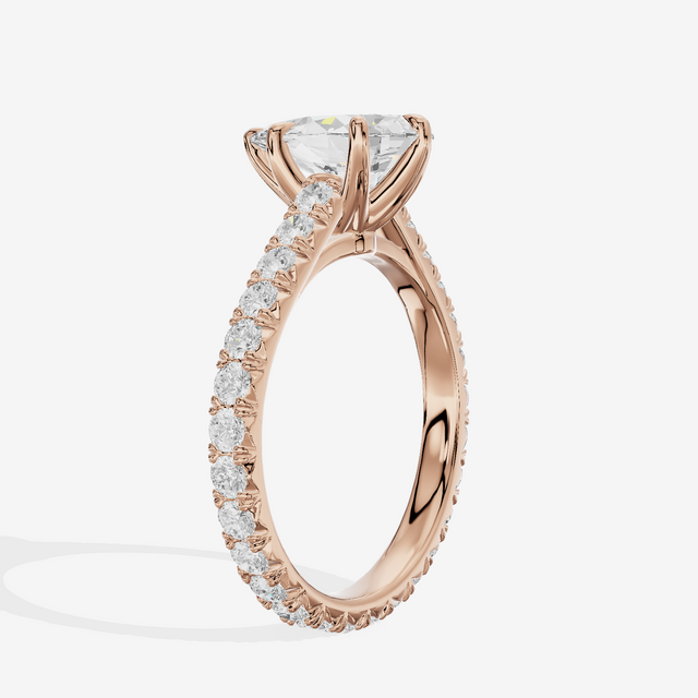 Sincere Pear Eternity Ring (3/5 ct. tw.) in 18K Rose Gold