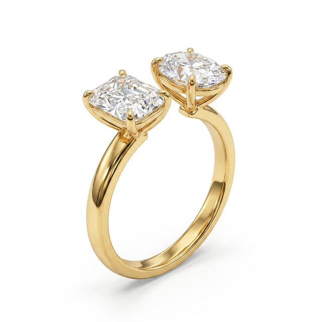 Radiant Engagement Ring (2.31 ct. tw.) in 18K Yellow Gold