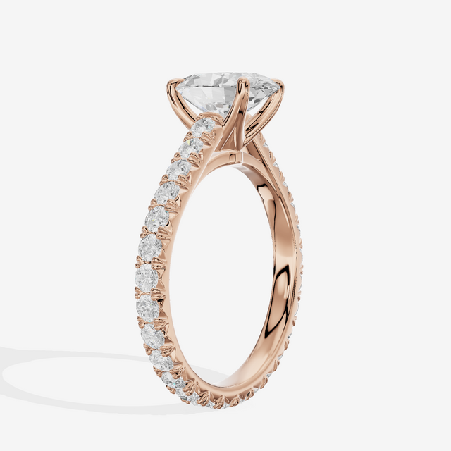 Sincere Oval Eternity Ring (3/5 ct. tw.) in 14K Rose Gold