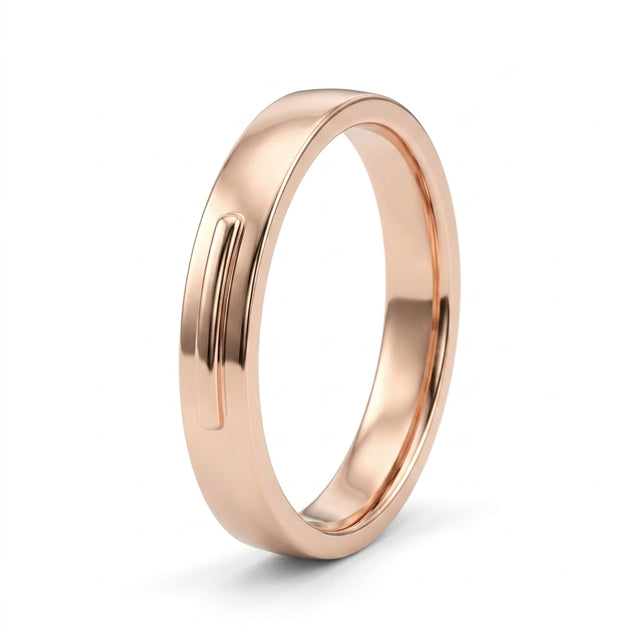 Wedding Band in 18K Rose Gold