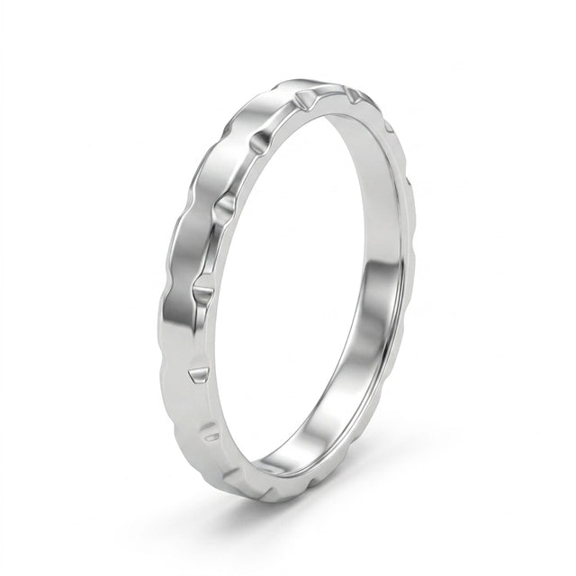 Round Wedding Band (1/6 ct. tw.) in Platinum