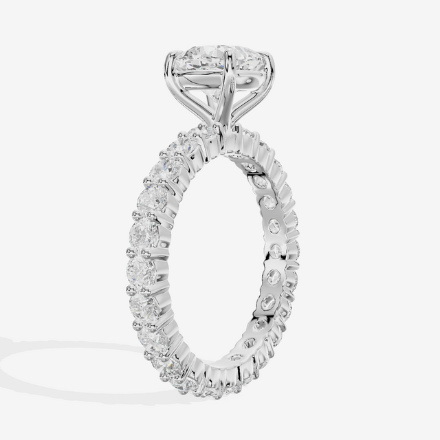 Vowsae Cushion Eternity Ring (3/4 ct. tw.) in 14K White Gold