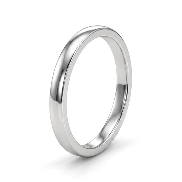 Engagement Ring in 18K White Gold
