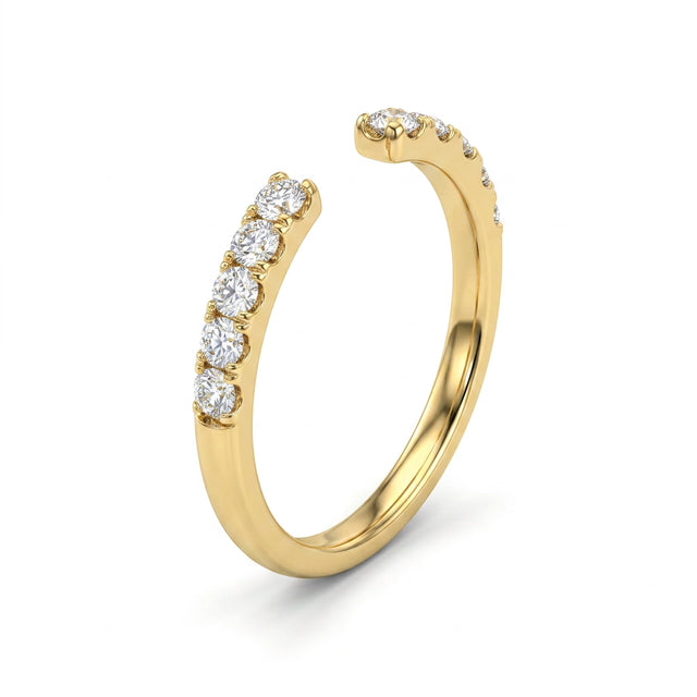 Round Engagement Ring (1/3 ct. tw.) in 18K Yellow Gold