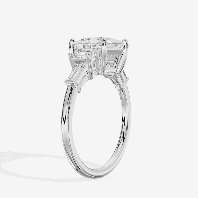 Vowsae Five Stone Princess Engagement Ring (3/4 ct. tw.) in 14K White Gold