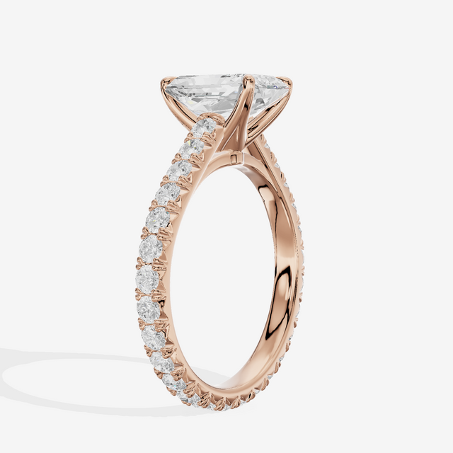 Sincere Radiant Eternity Ring (3/5 ct. tw.) in 18K Rose Gold