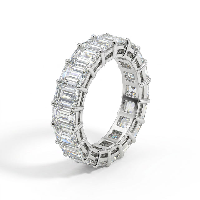 Eternity Emerald Engagement Ring (2.26 ct. tw.) in 18K White Gold
