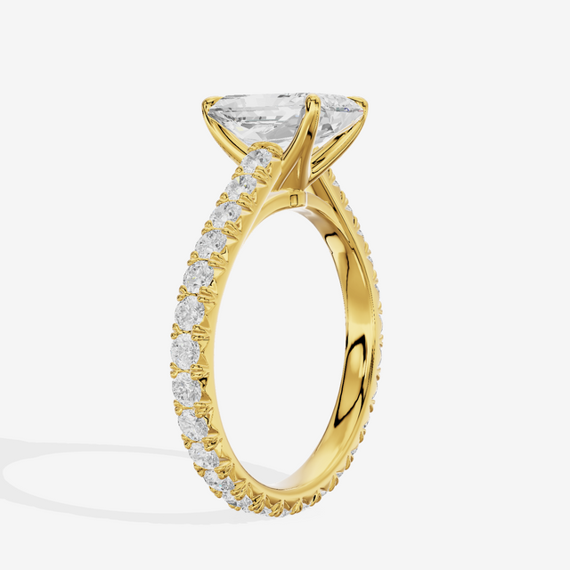 Sincere Radiant Eternity Ring (3/5 ct. tw.) in 14K Yellow Gold