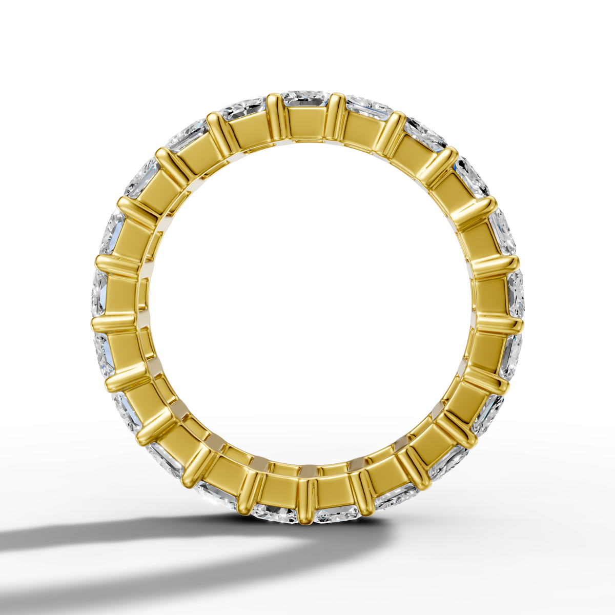 4.252-carat radiant Lab-Grown Diamond  Ring — 18K yellow gold