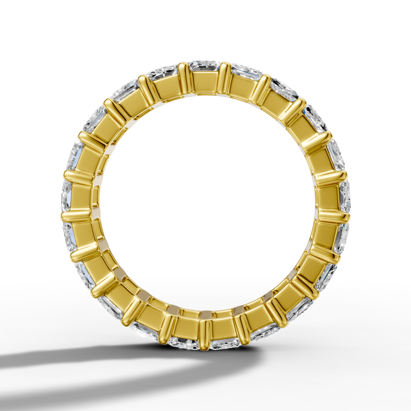 4.252-carat radiant Lab-Grown Diamond  Ring — 18K yellow gold