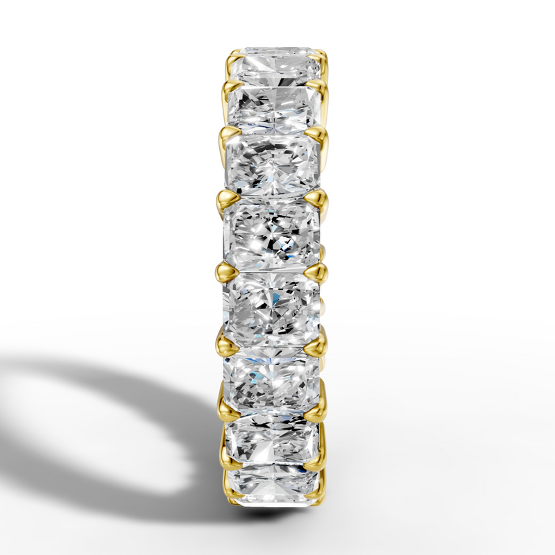 4.252-carat radiant Lab-Grown Diamond  Ring — 18K yellow gold