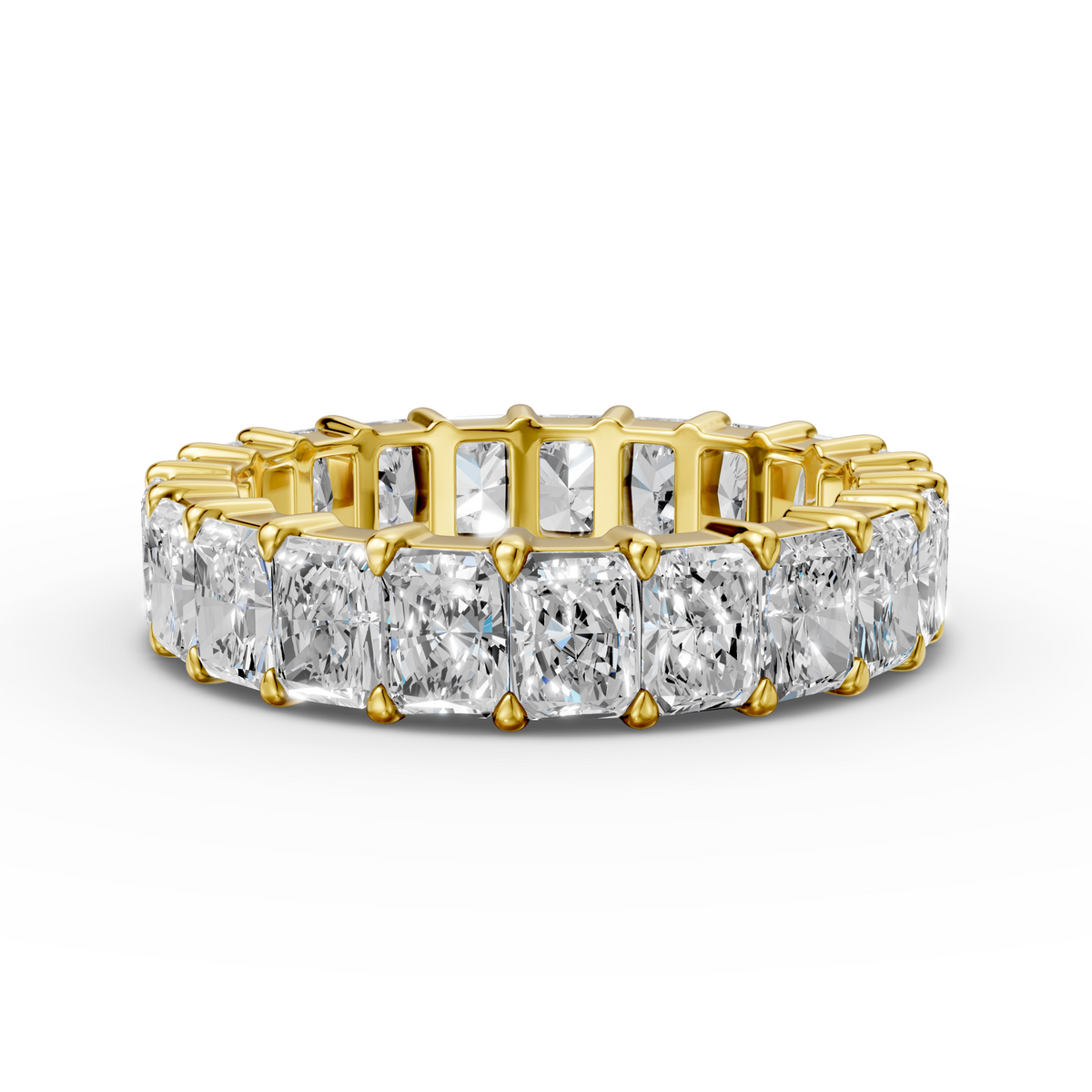 4.252-carat radiant Lab-Grown Diamond  Ring — 18K yellow gold