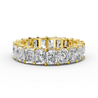 4.252-carat radiant Lab-Grown Diamond  Ring — 18K yellow gold