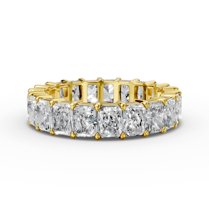 4.252-carat radiant Lab-Grown Diamond  Ring — 18K yellow gold