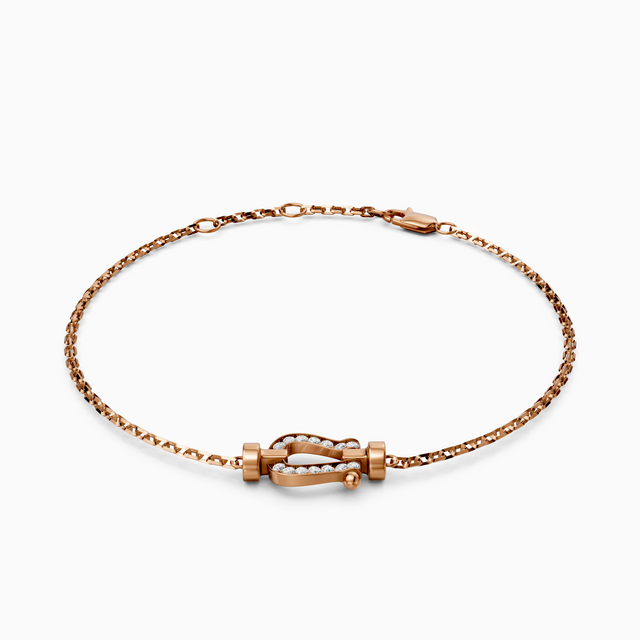 18K Rose Gold Pavé Diamond Tennis Bracelet with Lab-Grown Diamonds