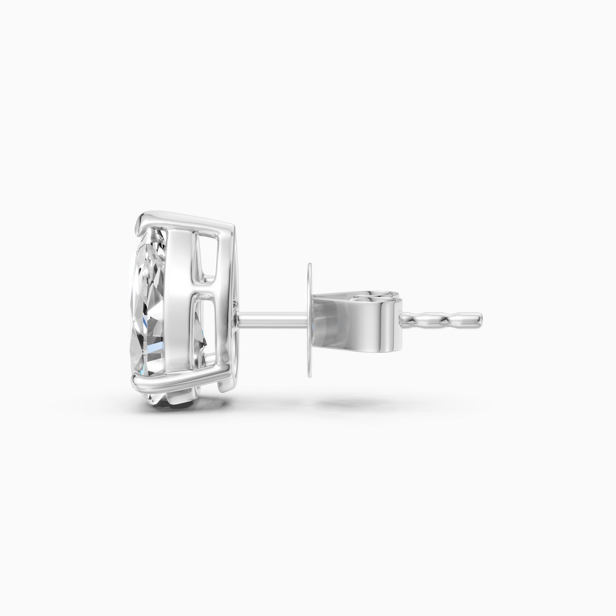 18K White Gold Pear Shape Lab-Grown Diamond Drop Earrings (2.20ctw, D-E VVS1)