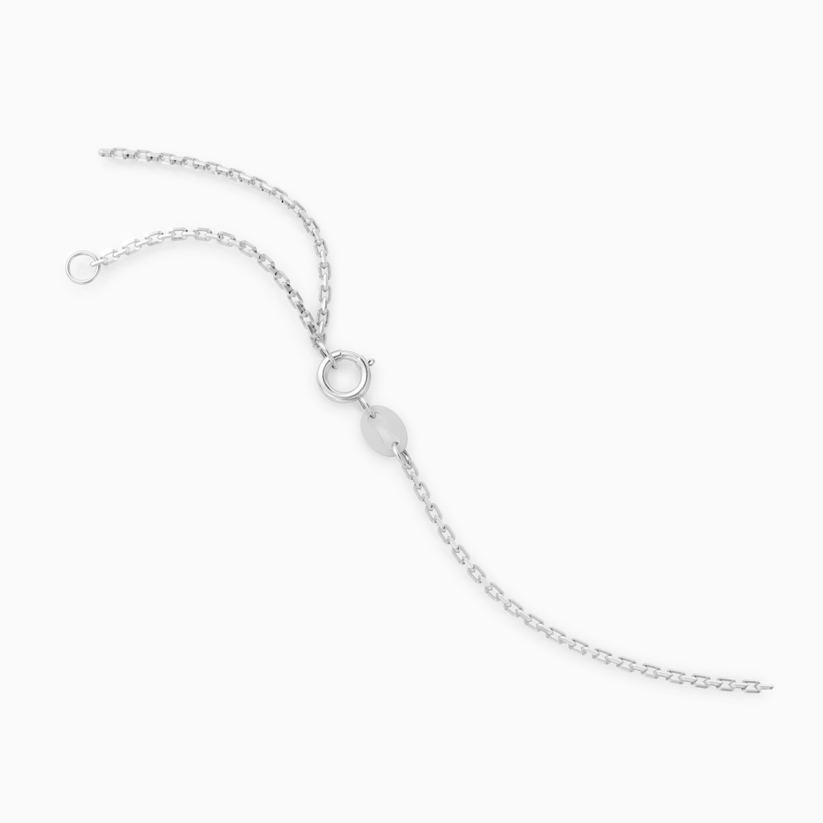 18K White Gold 2.04 Carat Lab-Grown Diamond Cross Pendant Necklace (D-E VVS)